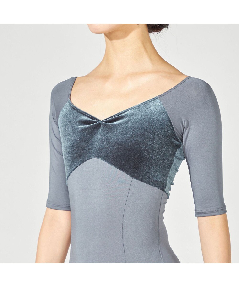 Chacott 5分袖レオタード 