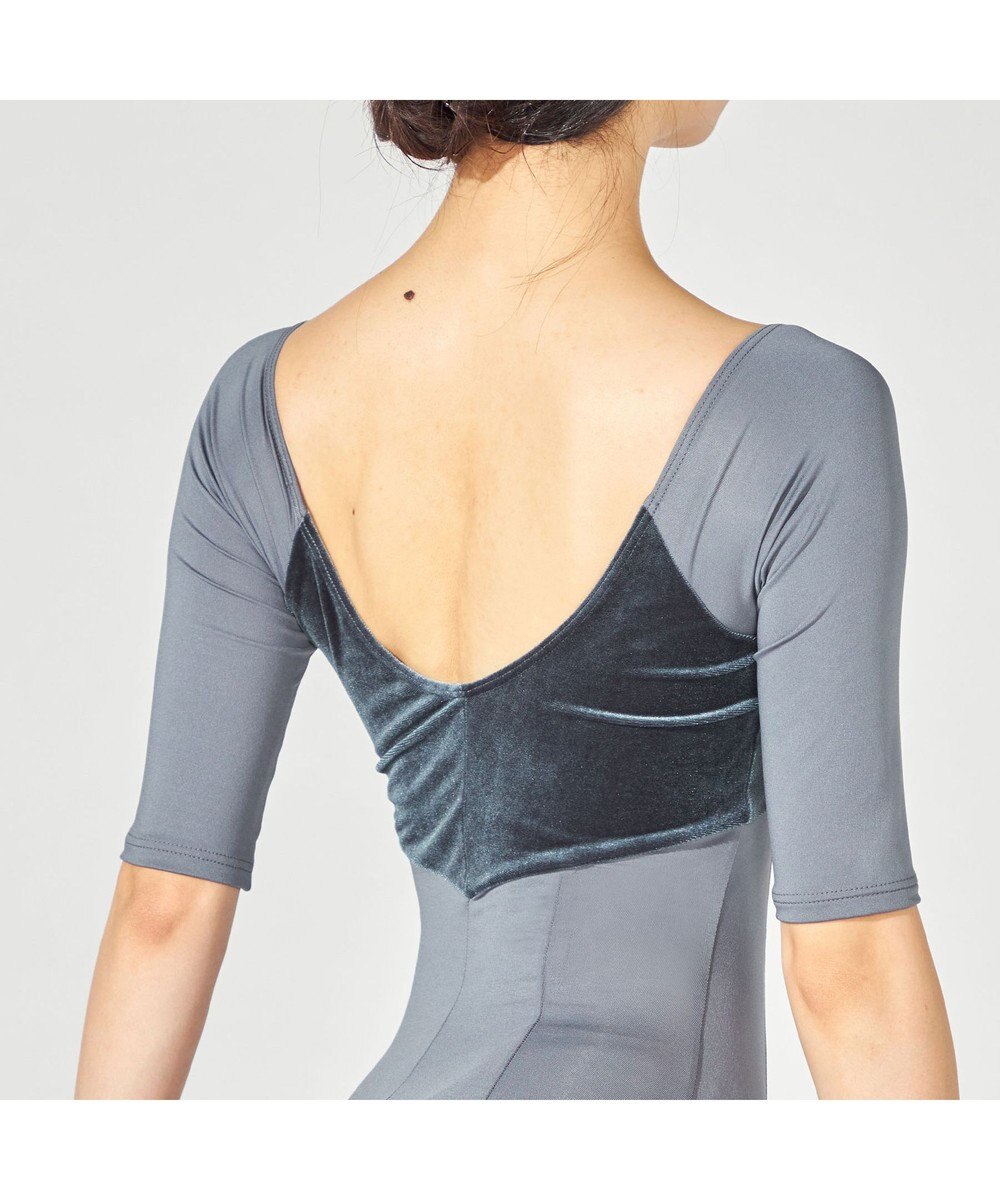 Chacott 5分袖レオタード 