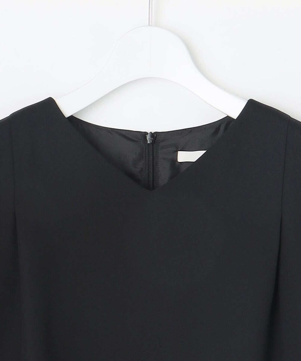 自由区 L 【17号サイズまで展開】フラワーレースダブルクロス ワンピース 