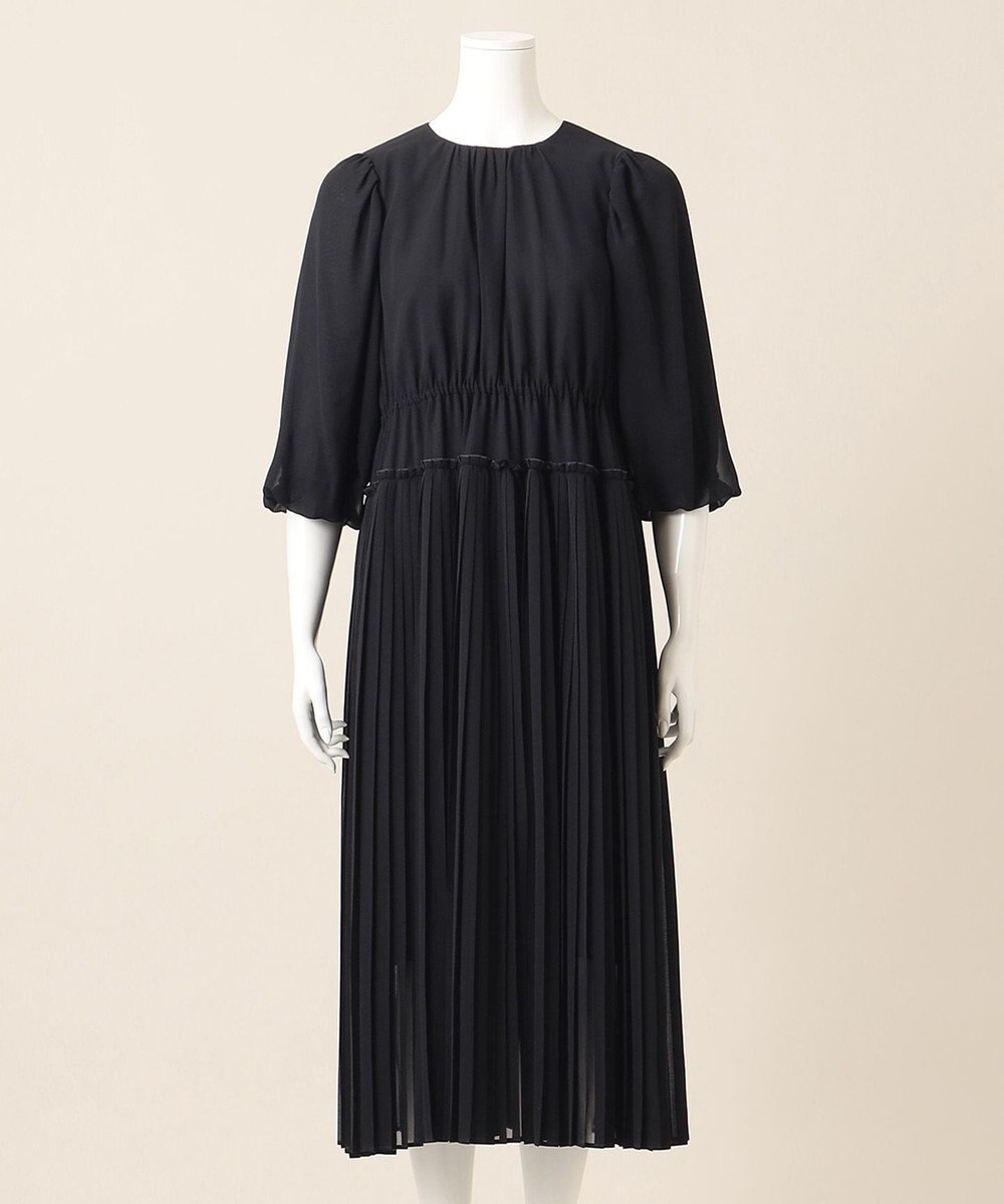 23区 【APPLAUDIR】シフォンジョーゼット ドレス 