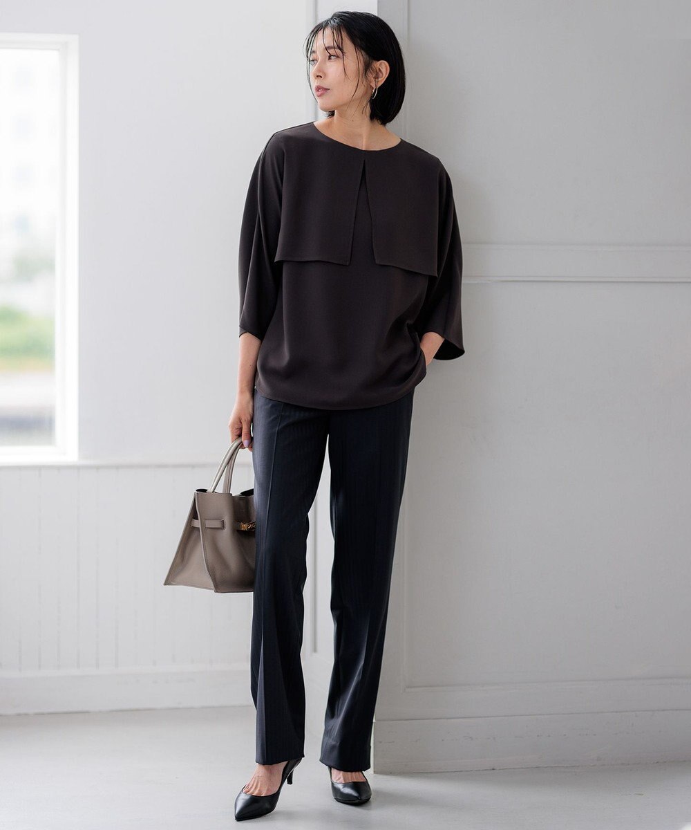 23区 L 【セットアップ対応/新色追加】ラフィーネウール フルレングスパンツ 