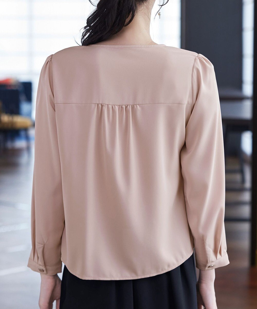 Tiaclasse L リボン風ブラウス 