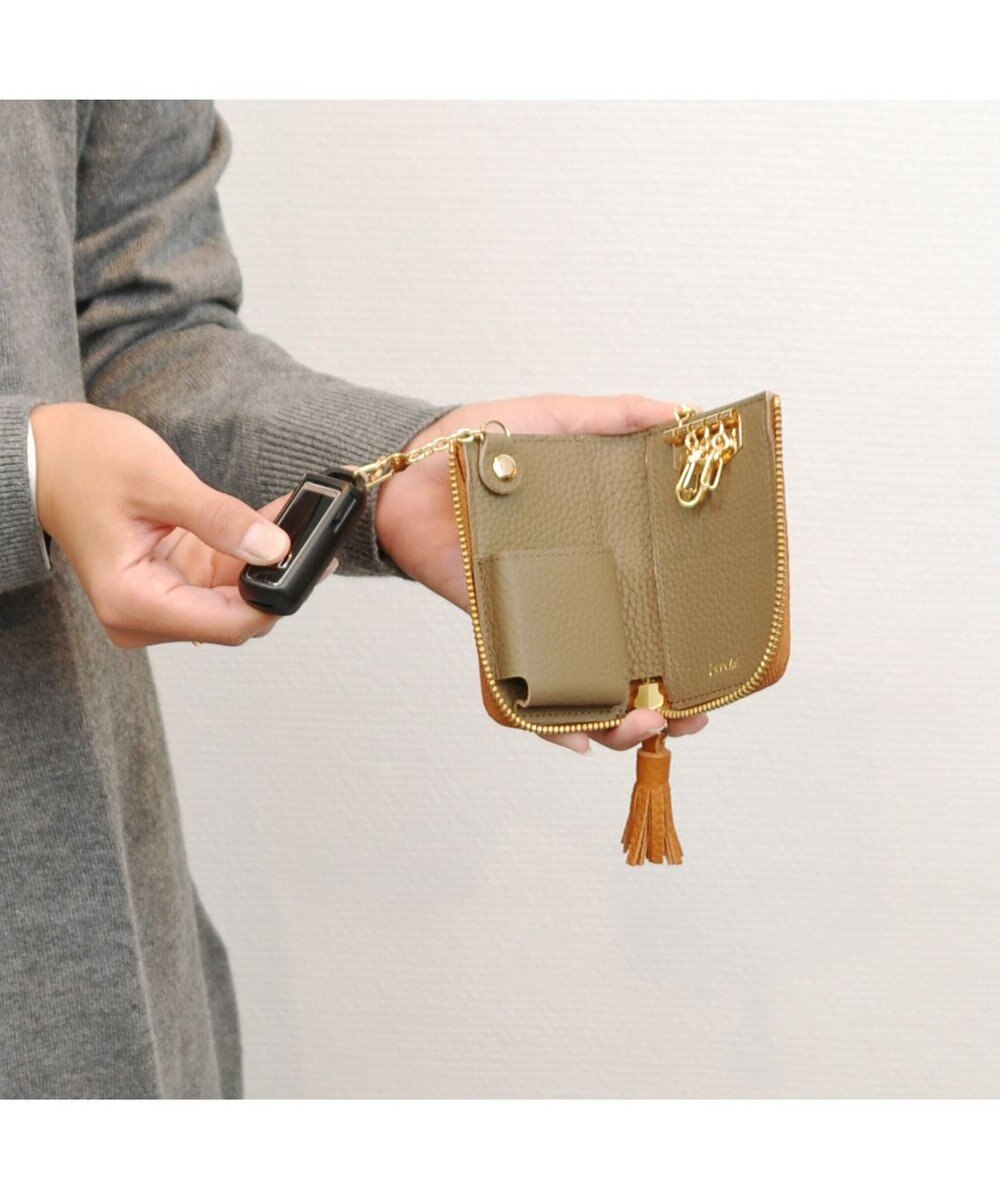 UNBILLION perche サスティナブルハラコタイプスマートキーケース 