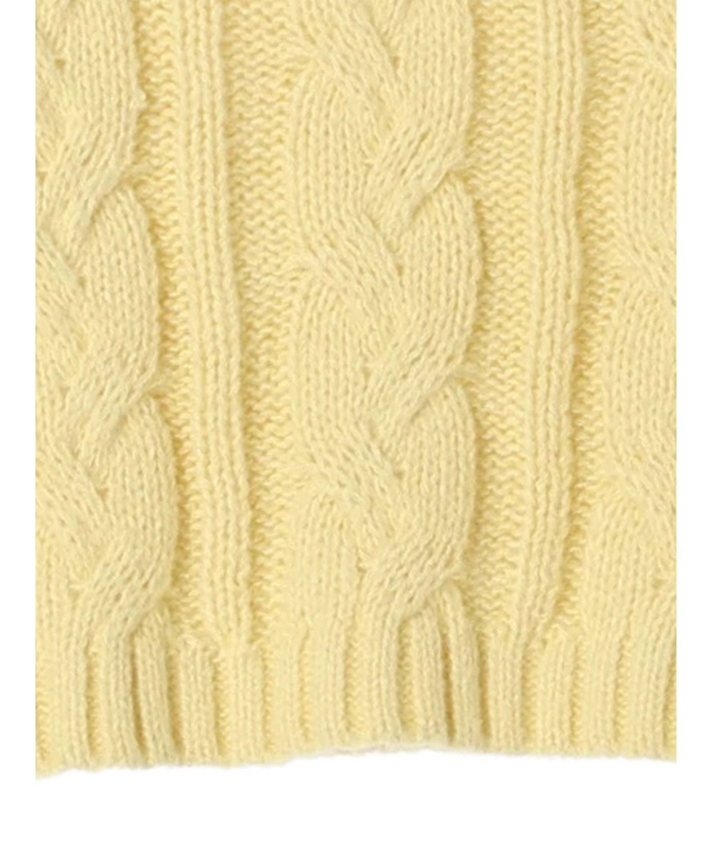 Green Parks ショート丈ケーブルニットプルオーバー 