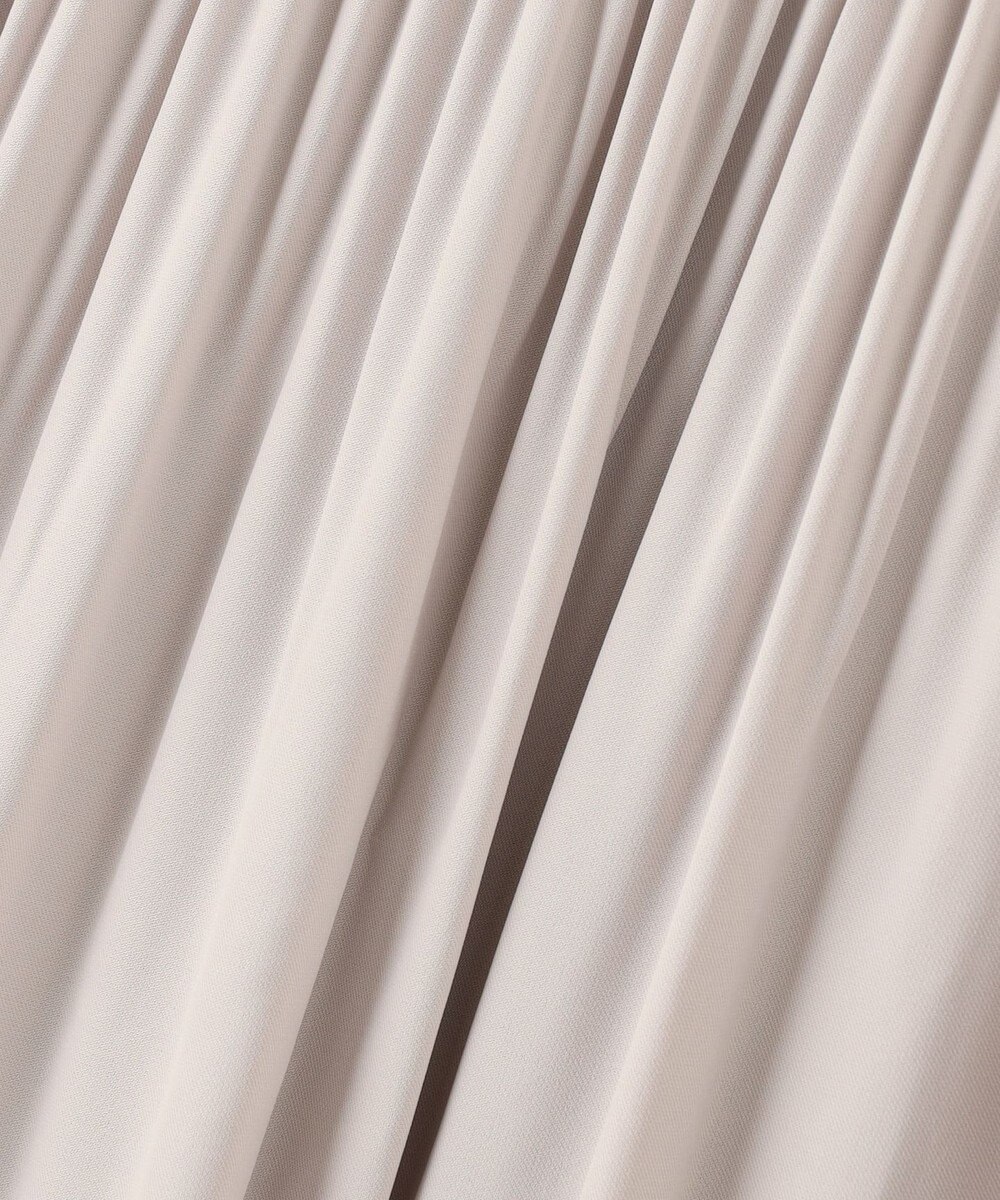 自由区 S 【セットアップ対応・洗える】ライトサテンプリーツ スカート 