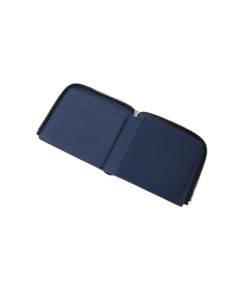 genten カレイド 外ファスナー2つ折り財布 