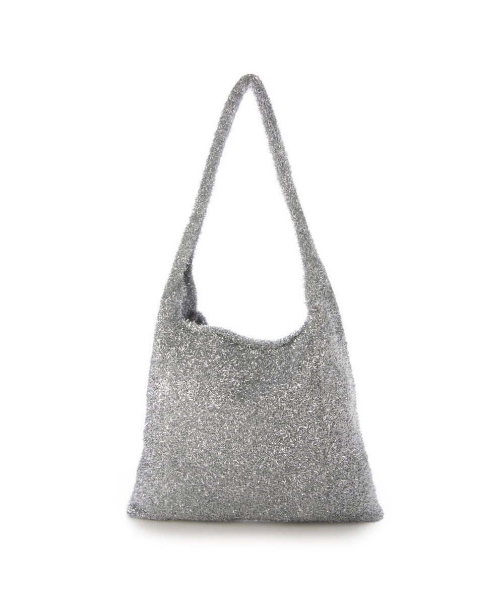 UNBILLION カシュカシュ cachecache / シャギーラメワンハンドルトートバッグ 