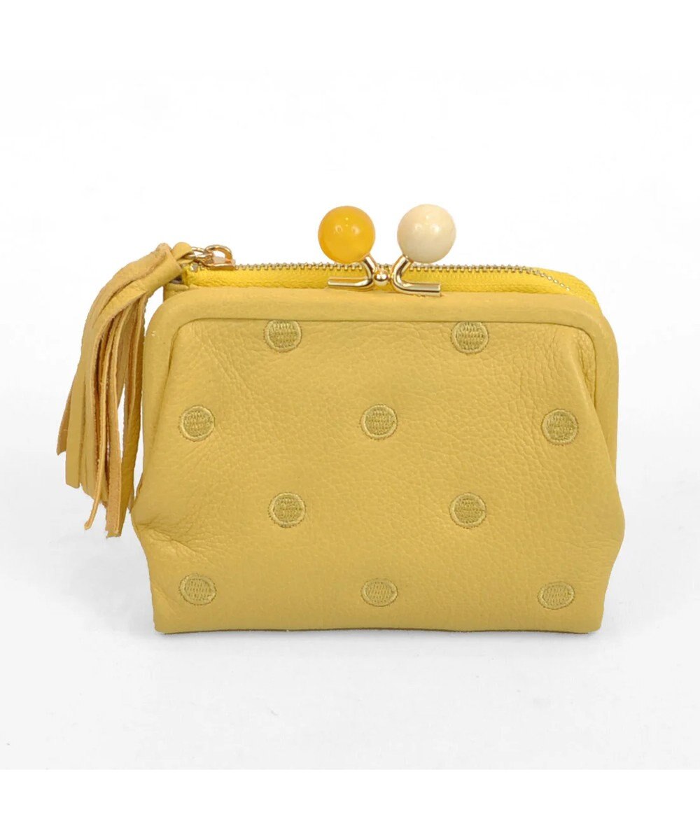 UNBILLION ペルケ perche / アクリル玉がま口2つ折り財布 