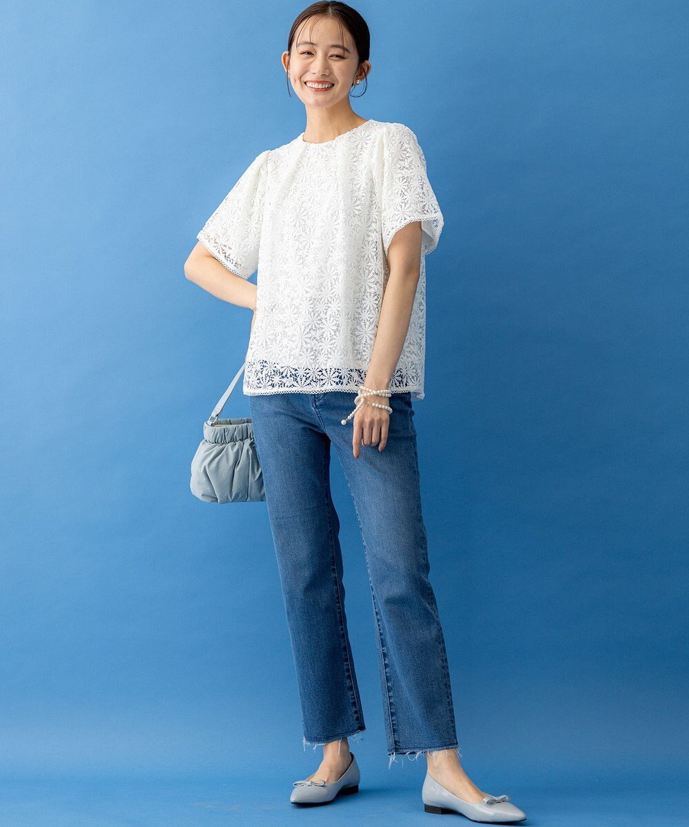 組曲 L ミッドデニム パンツ 