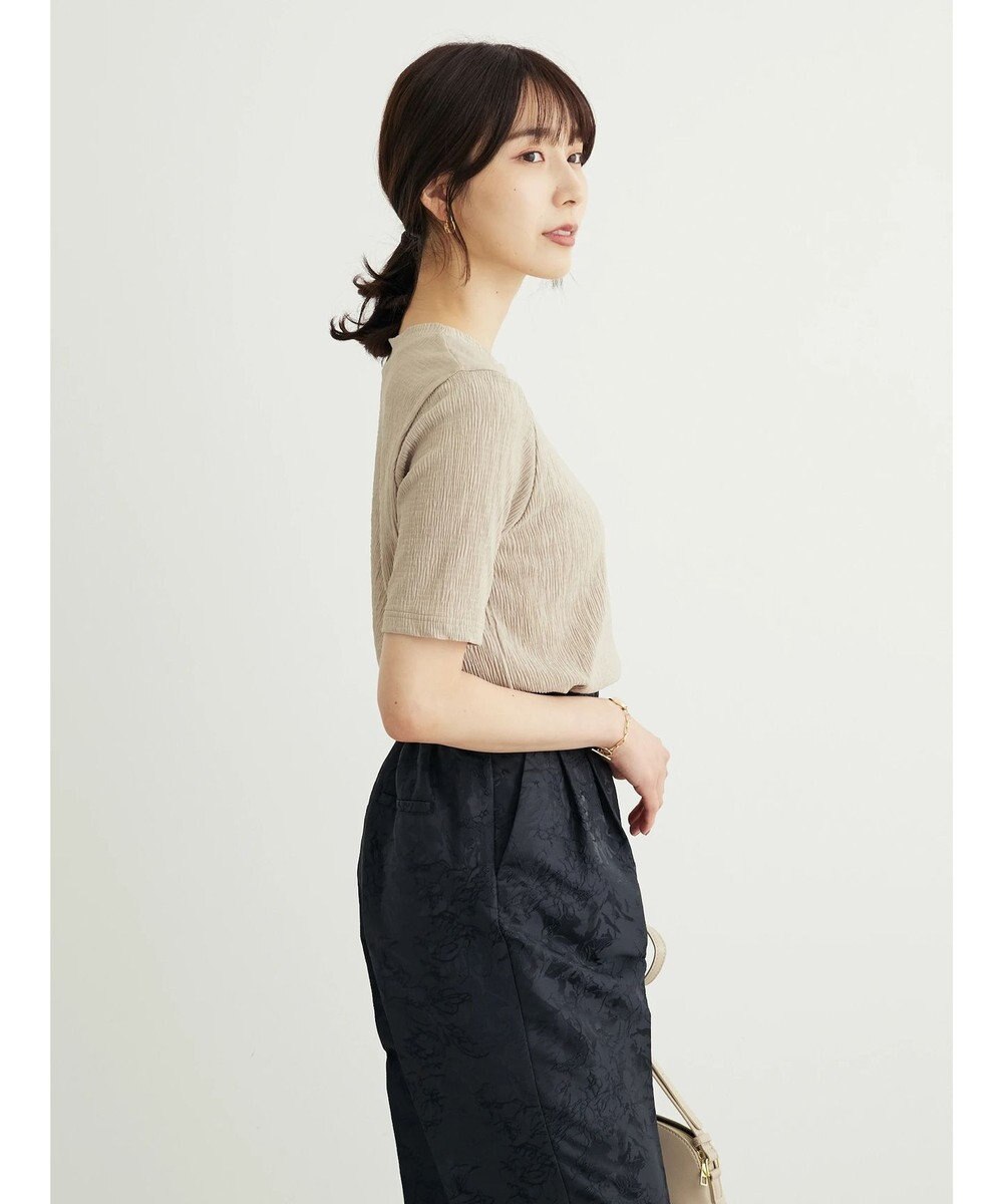 Green Parks BEST PRICE  ５分袖プリーツ加工プルオーバー 