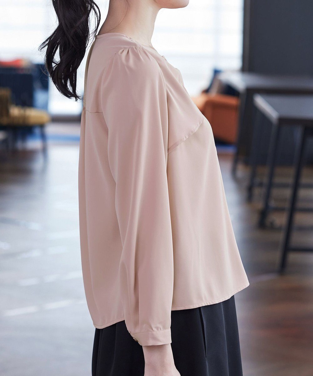 Tiaclasse L リボン風ブラウス 