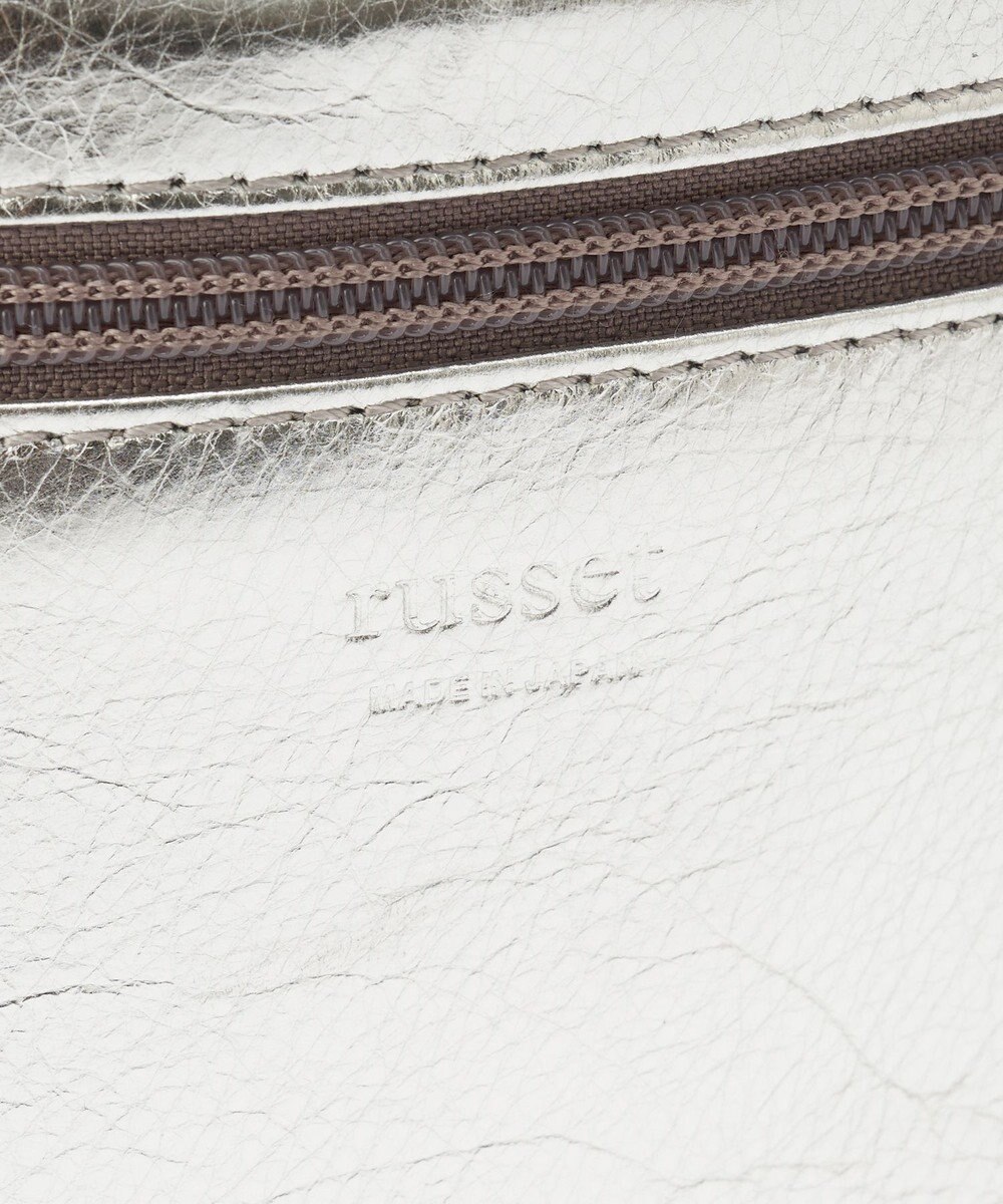 russet ソフトレザーシンプルショルダーバッグ【silver】(CE-1462) 