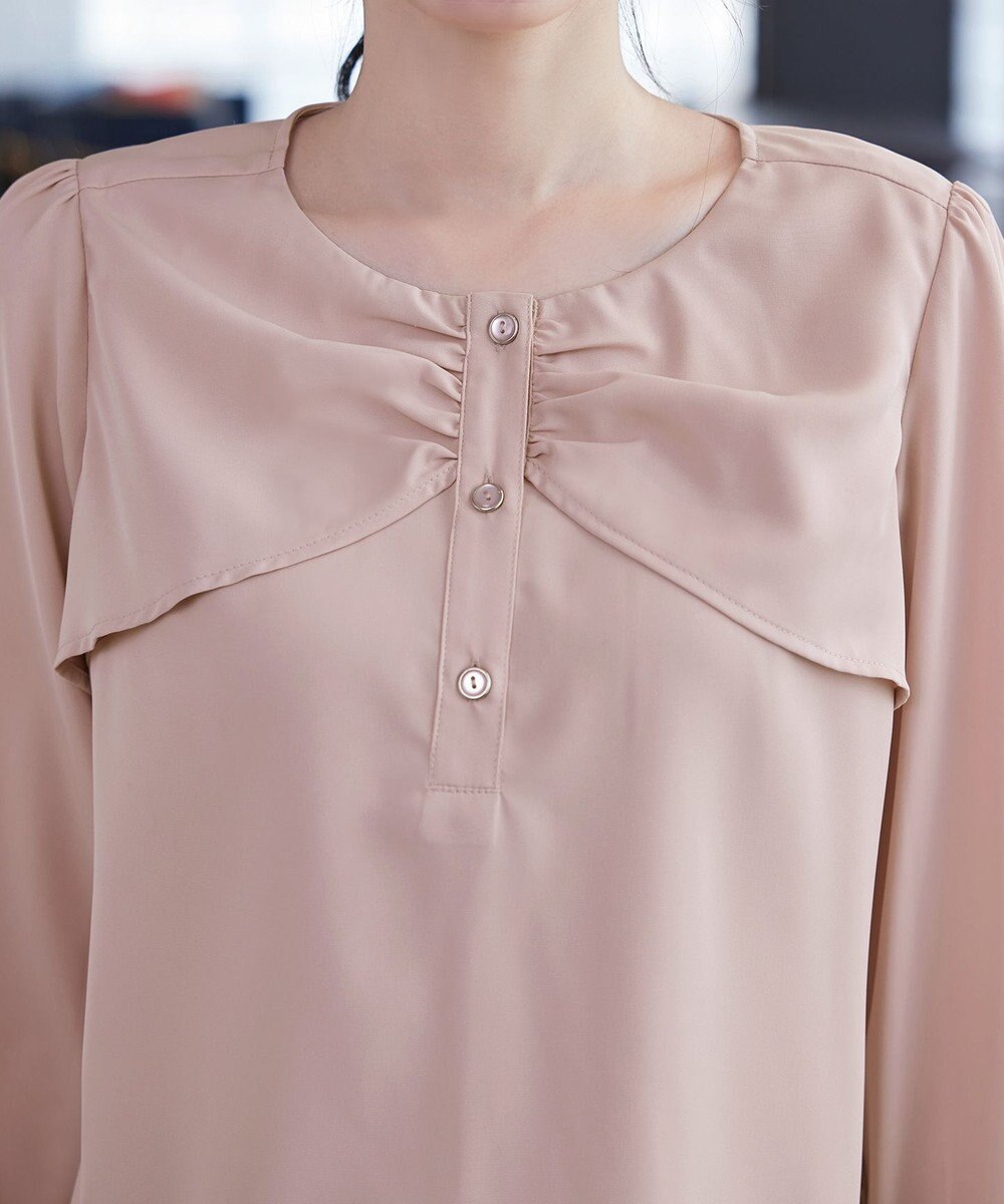 Tiaclasse L リボン風ブラウス 