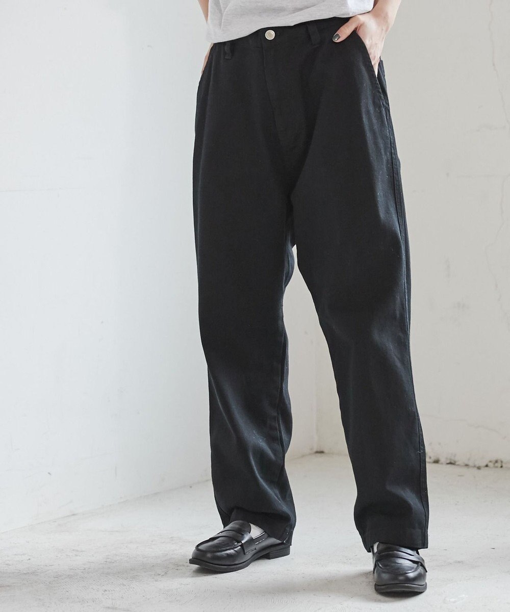 WEGO 【ユニセックス着用ITEM/手洗い可】バギーパンツ 