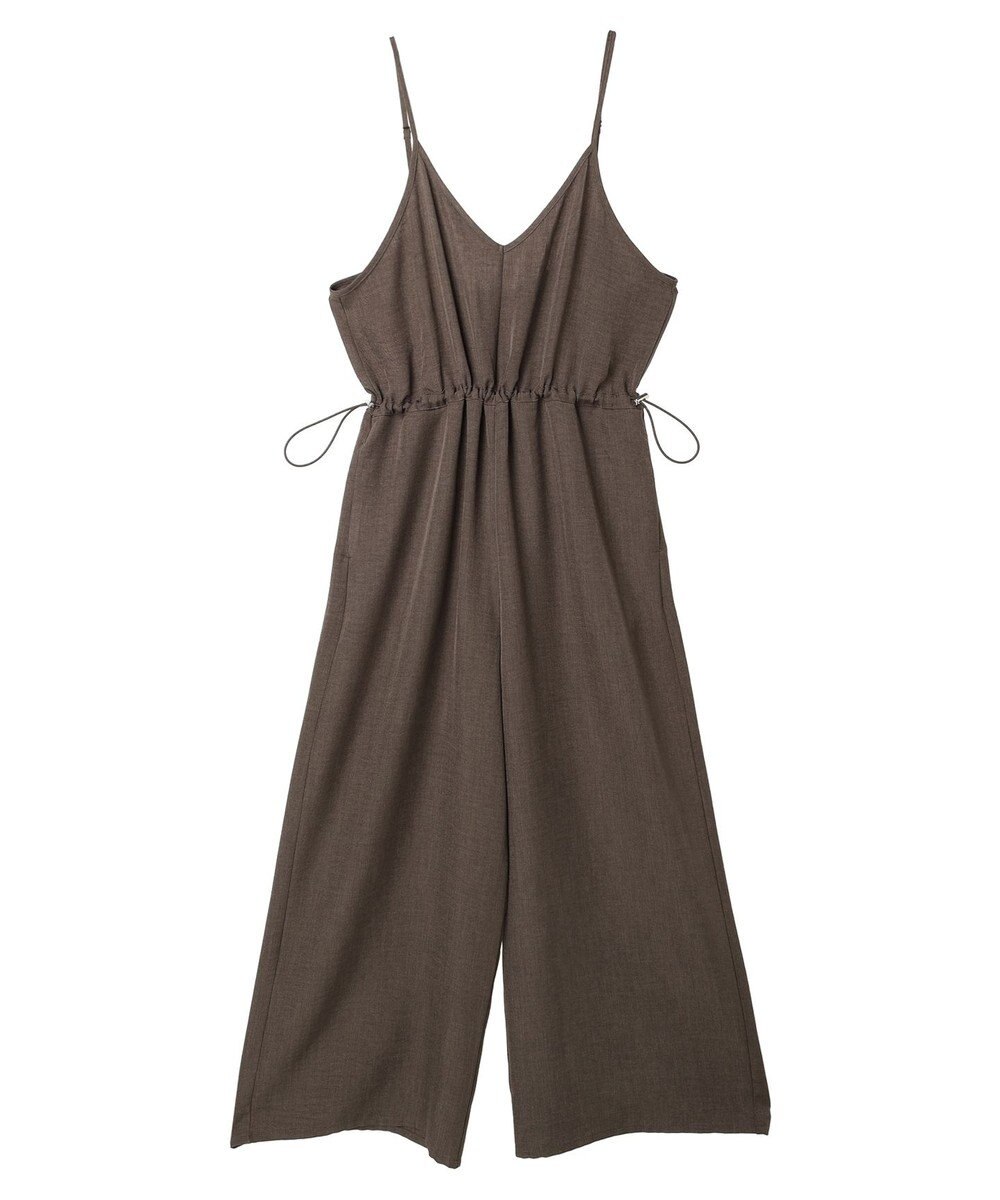 Green Parks 冷やっとすずやかウエストドロストサロペット 