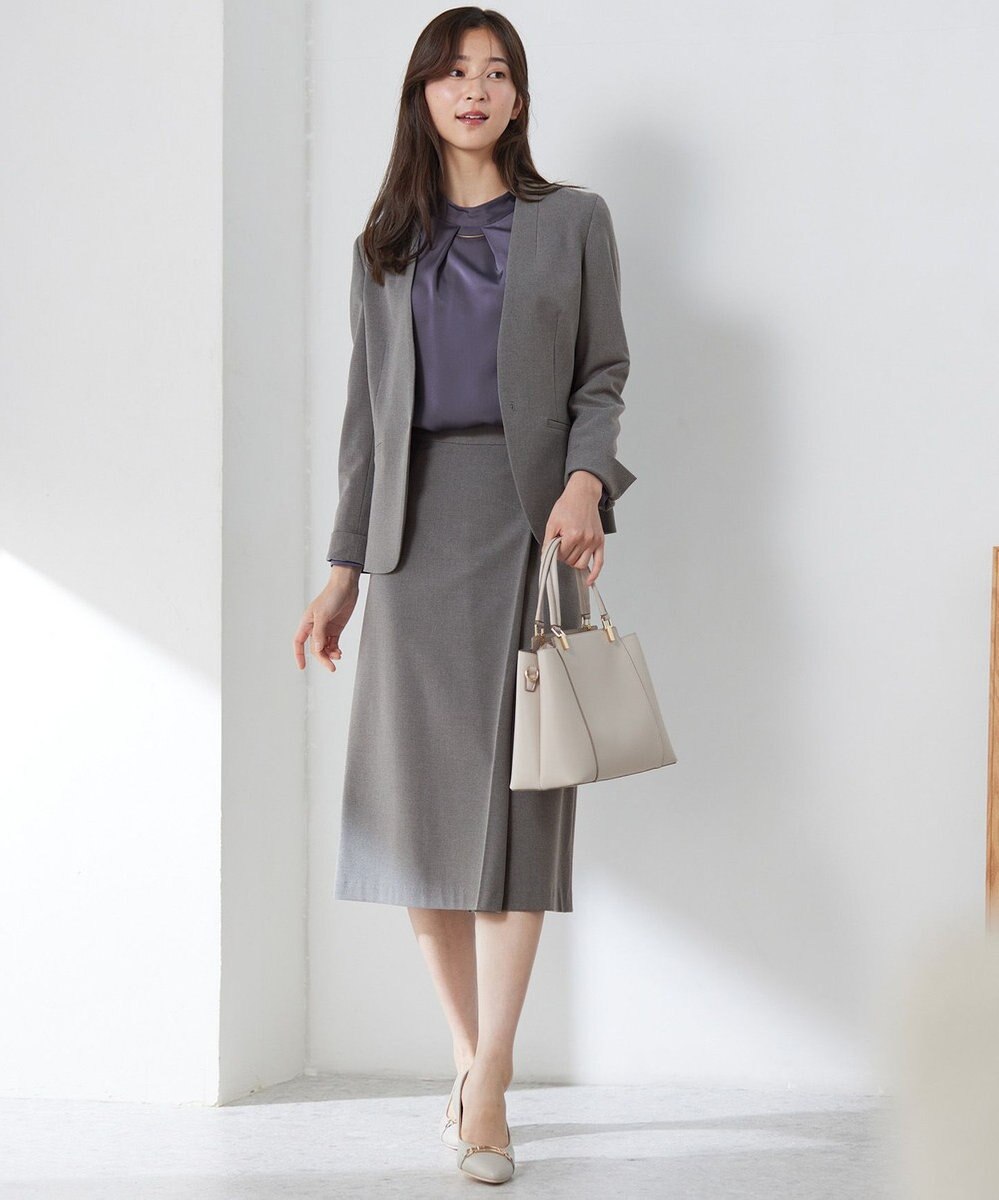 ANY SIS S 【保温効果/ストレッチ】シリーズ累計13万枚突破！ビューティサーモ ノーカラージャケット 