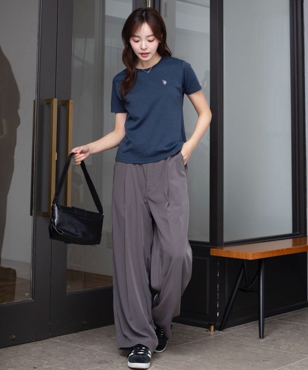 WEGO 【SMLサイズ展開】U.S. POLO ASSN.別注コンパクトTシャツ 