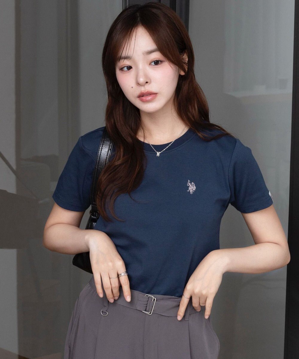 WEGO 【SMLサイズ展開】U.S. POLO ASSN.別注コンパクトTシャツ 