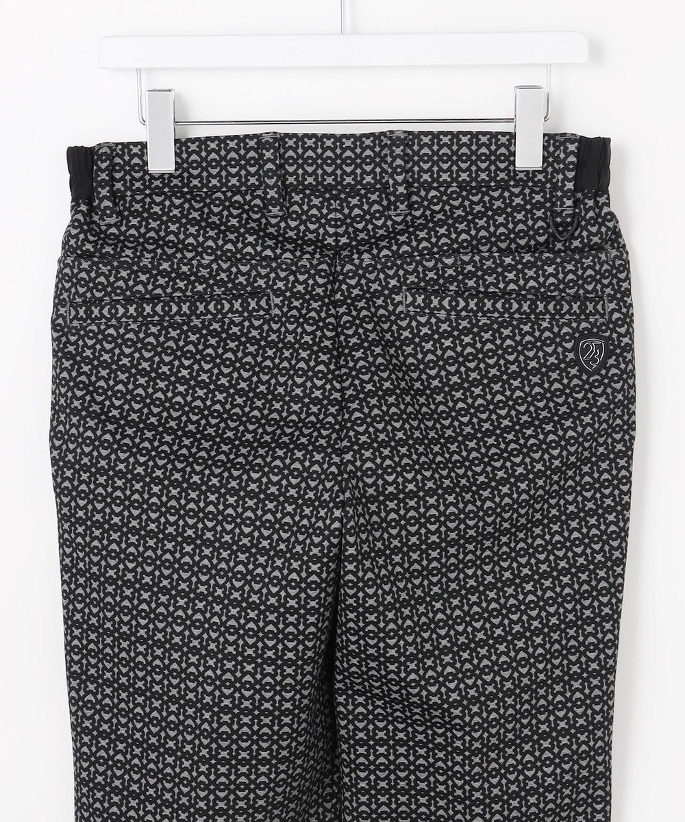 23区GOLF 【MEN】裏起毛ジャージーパンツ ストレッチ モノグラム 上品スタイル 
