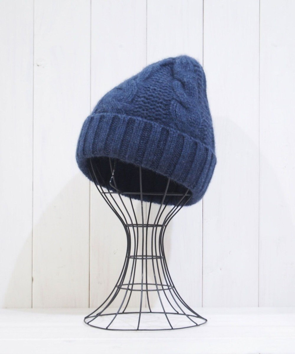 石田製帽 〈新色追加！〉カシミヤニット アラン編みワッチN ニット帽 