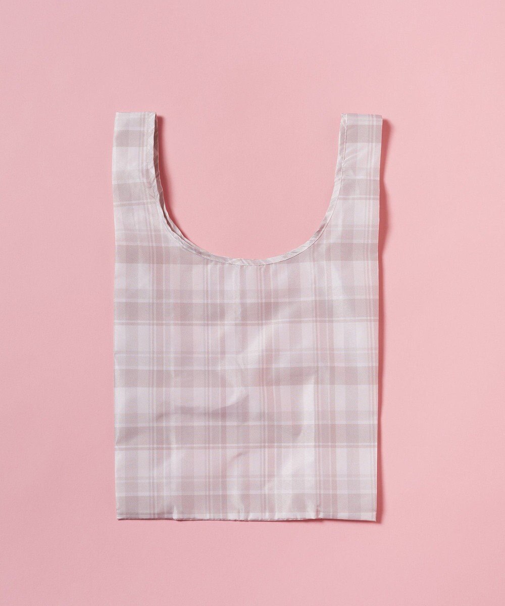 Maison de FLEUR チェックプリントエコバッグ 