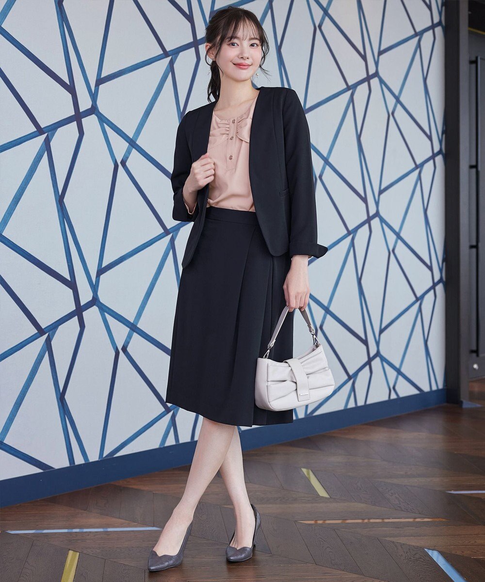 Tiaclasse L リボン風ブラウス 