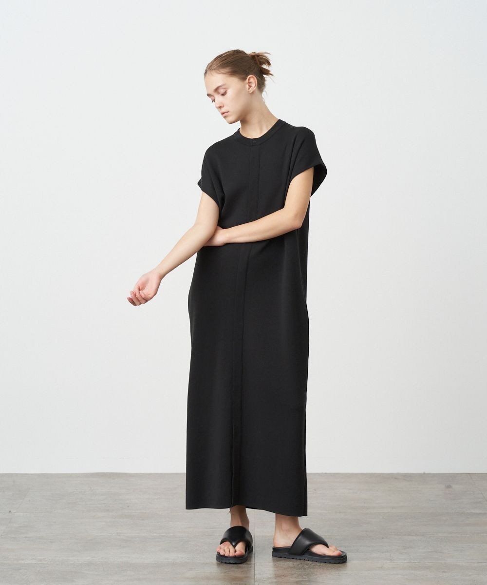 ATON 50/2 NATURAL DYE ORGANIC COTTON | バンドカラードレス 