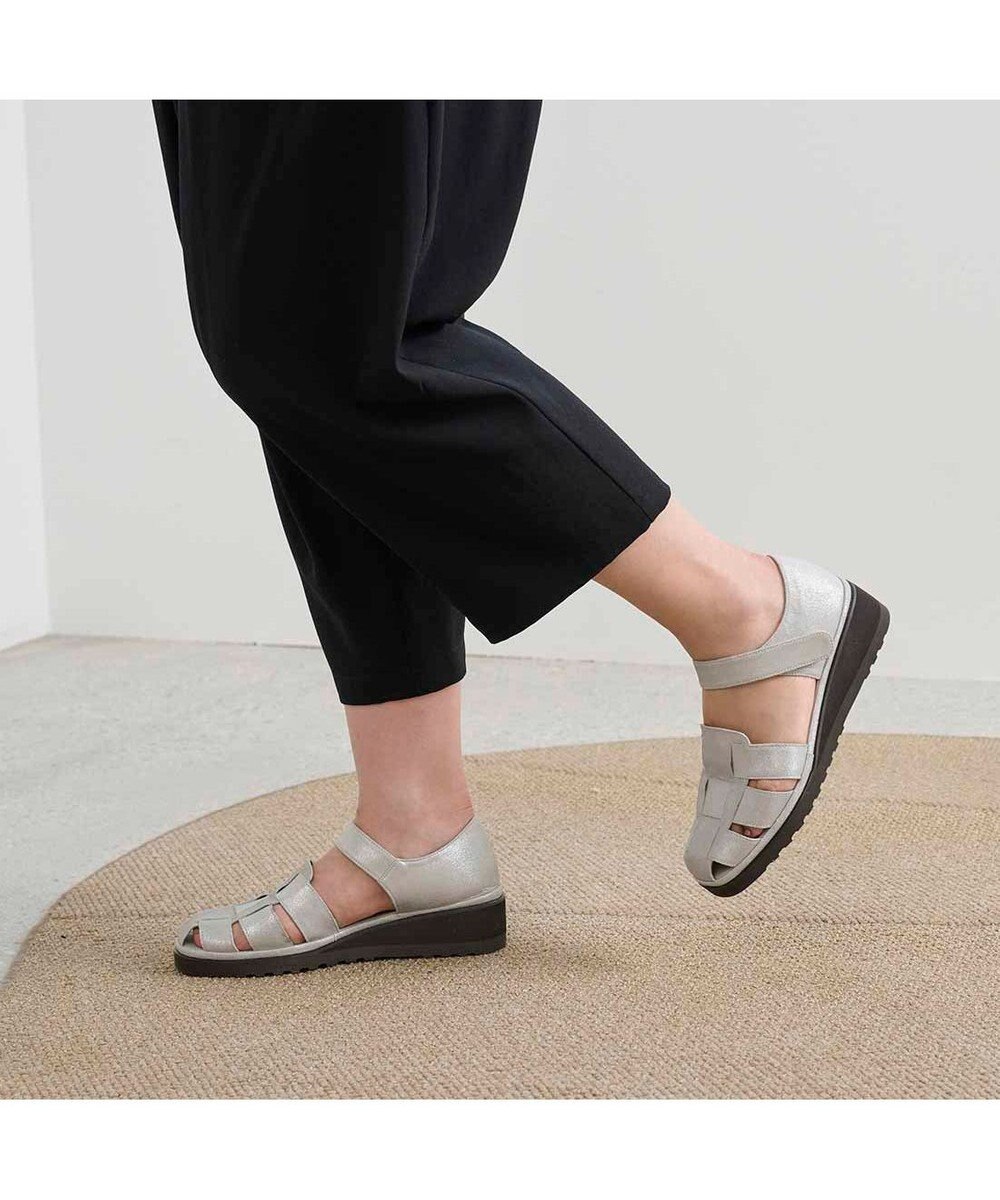 MODE ET JACOMO <D'ICI>ボリュームソールグルカサンダル 