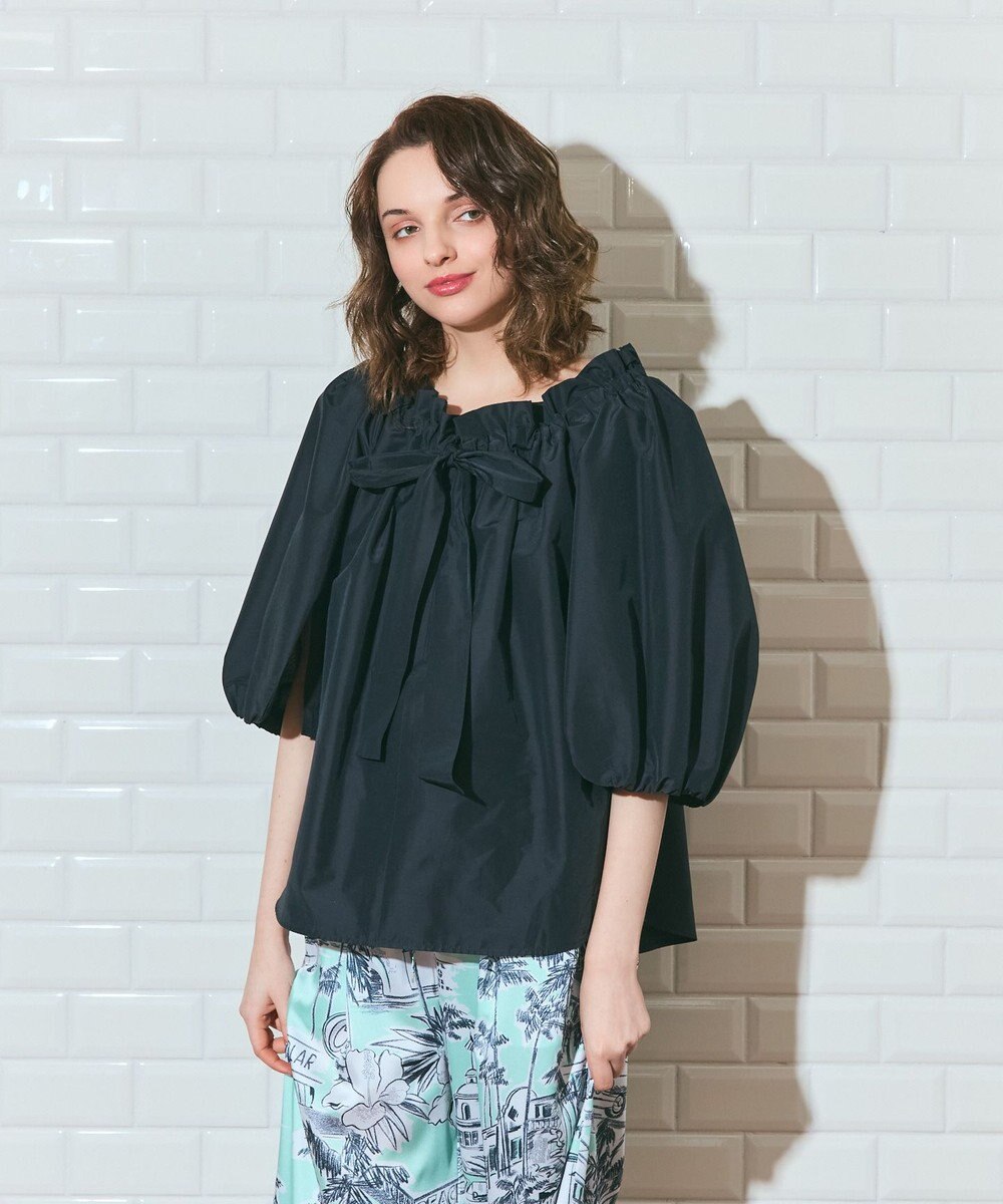 GRACE CONTINENTAL ボリュームスリーブトップ 