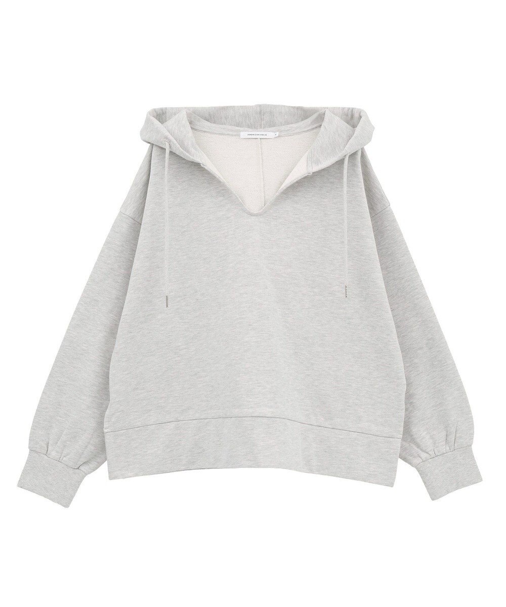 AMERICAN HOLIC スキッパー裏毛パーカー 