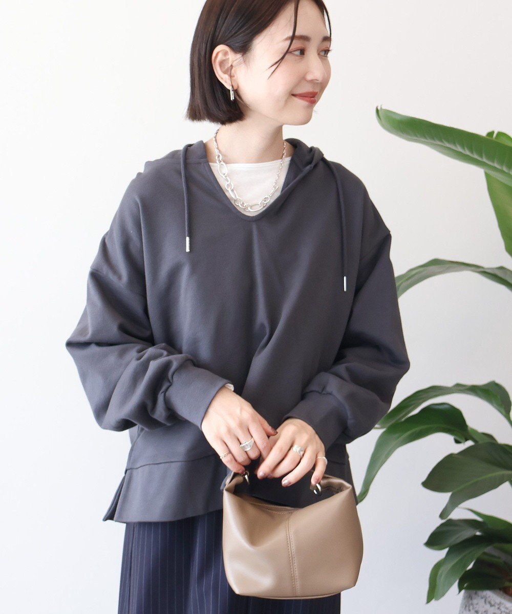 AMERICAN HOLIC スキッパー裏毛パーカー 