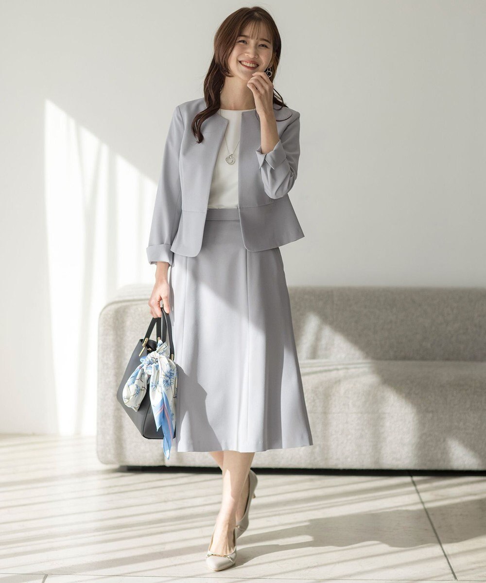 ANY SIS 【UVカット・接触冷感・吸水速乾】スマートビューティストレッチ ペプラムショート ジャケット 