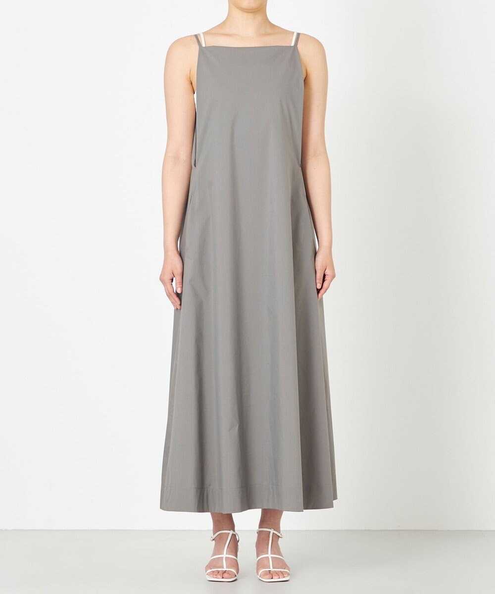 NAVE 【Nave・洗える/撥水加工/ストレッチ素材】ライトタフタ  キャミドレス 
