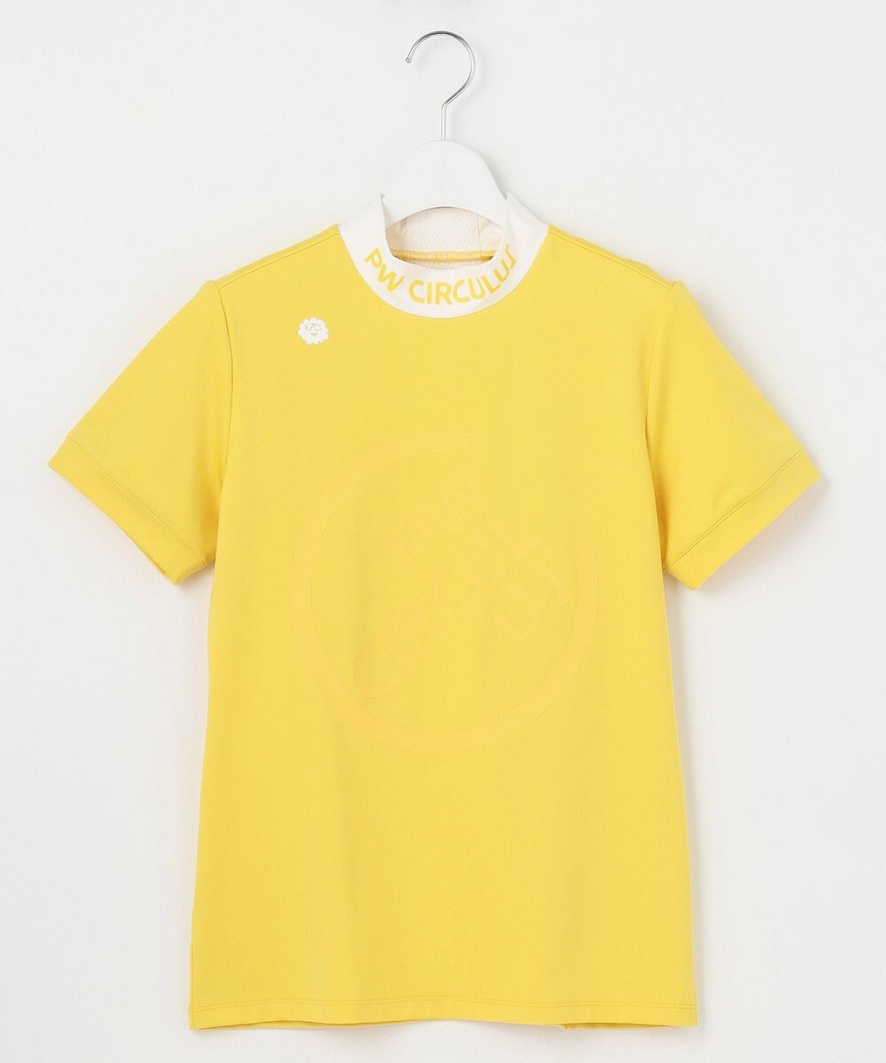 PW CIRCULUS 【UVカット / 吸水速乾 / 伸縮性抜群】【WOMEN】バックメッシュ切り替えモックT ゴルフウェア レディース 