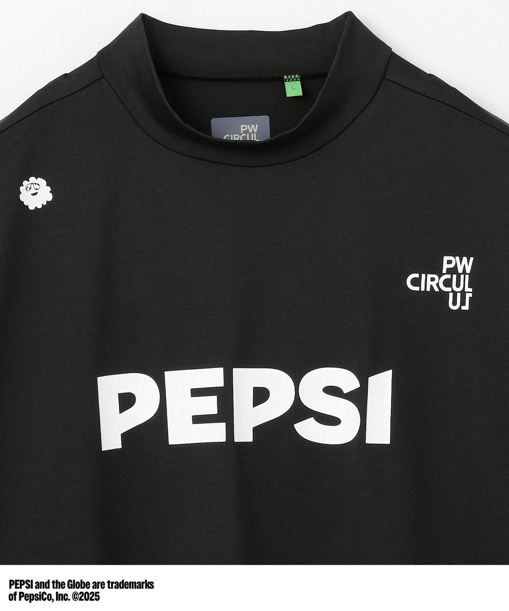 PW CIRCULUS 〈Pepsiコラボ〉【UNISEX】Pepsi 9-LOGO モックネックT 