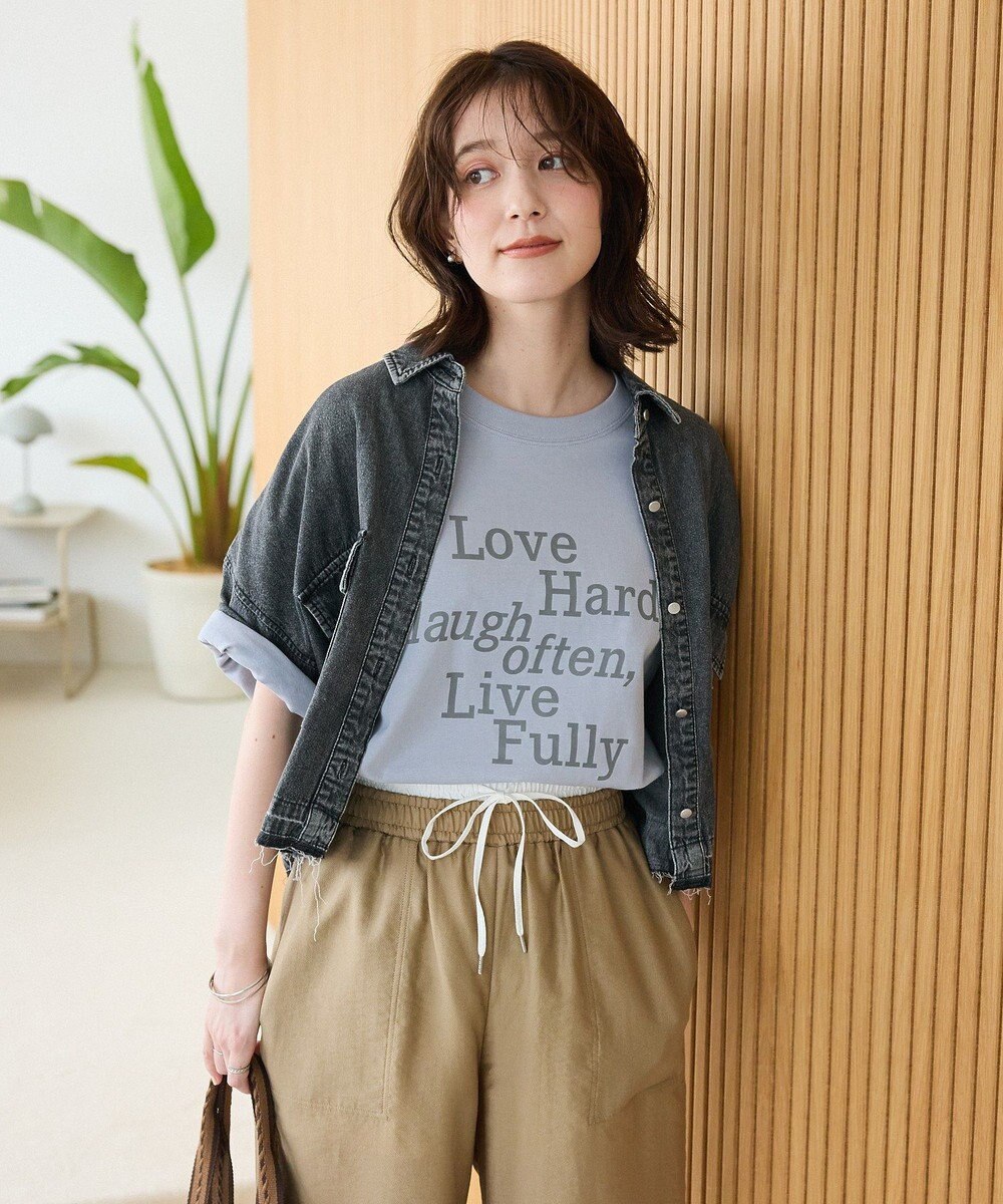 Green Parks ・ＥＬＥＮＣＡＲＥ　ＤＵＥ　デニムショートシャツ 