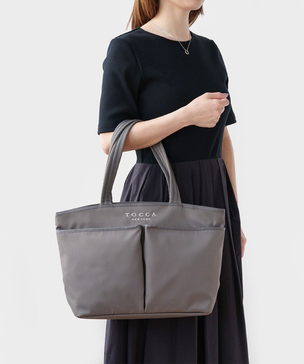 TOCCA 【WEB＆一部店舗限定】【A4サイズ対応・サスティナブル素材】T-INCONTRO TOTE L トートバッグ L 