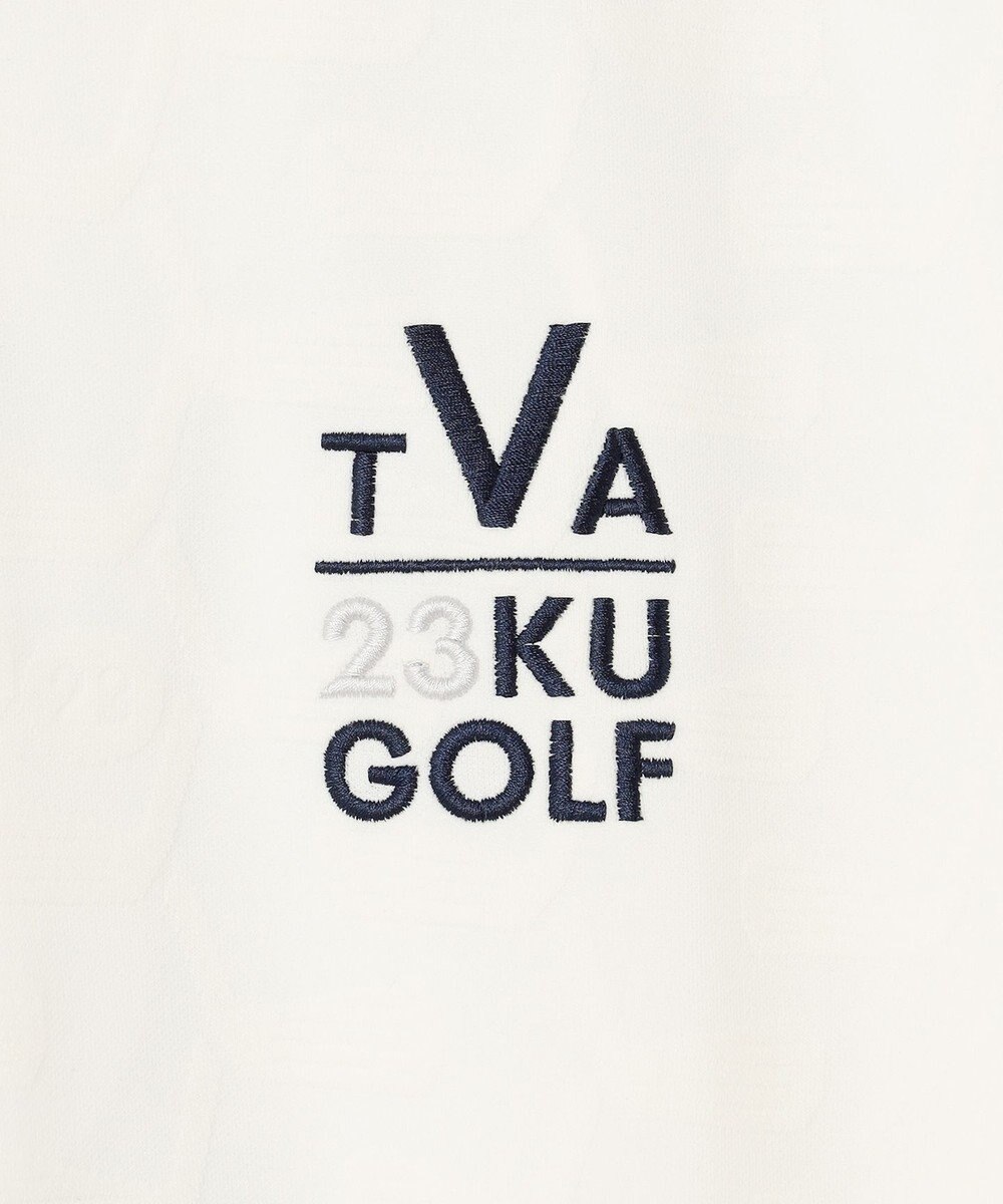 23区GOLF 【MEN】【吸湿発熱】クラブ柄 ハーフジップ 