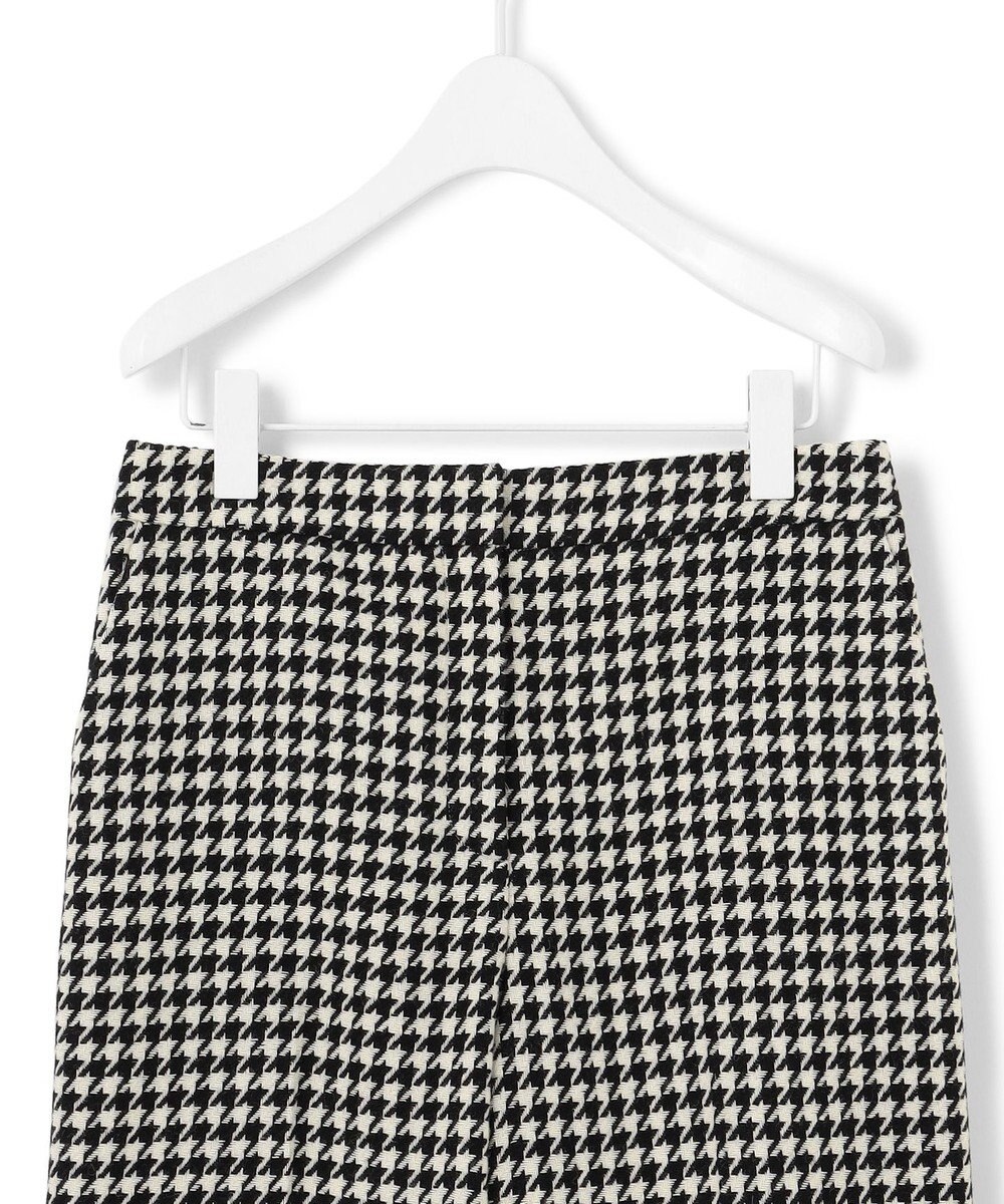 ICB L ハウンドトゥースツイード ワイドストレートパンツ 