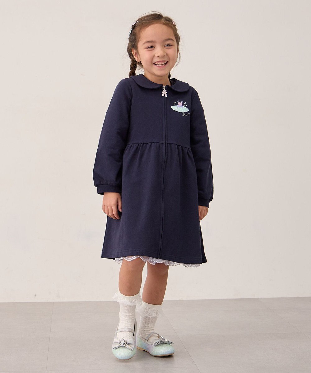 ANY KIDS ジップアップワンピース 