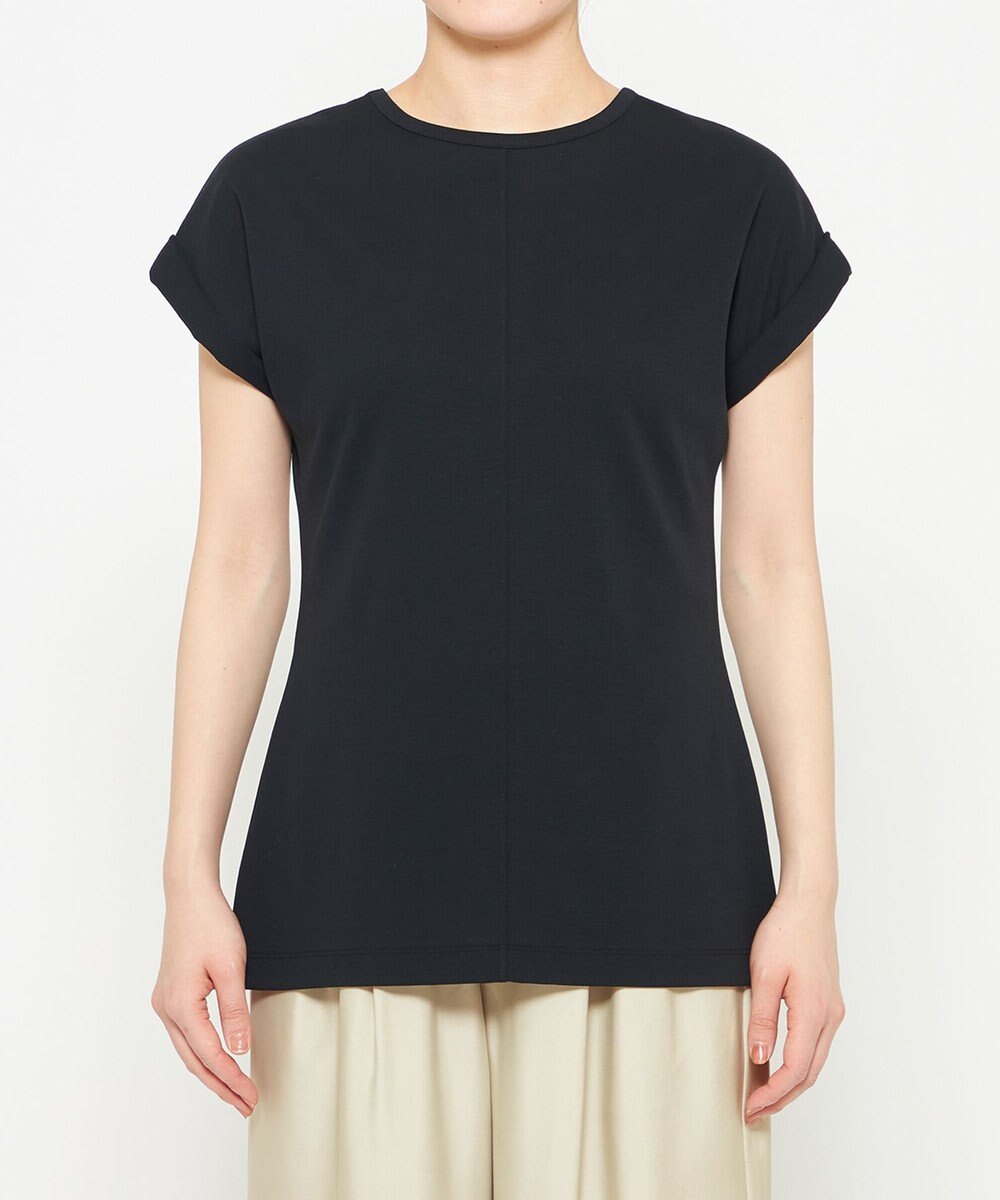 uncrave ダブルフェイスジャージー 2WAYスリットトップス 