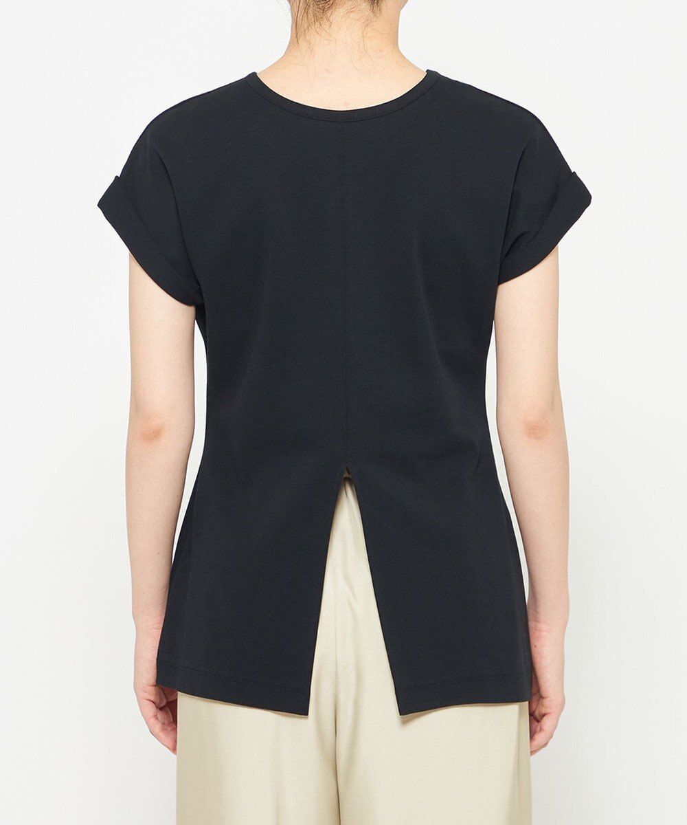 uncrave ダブルフェイスジャージー 2WAYスリットトップス 