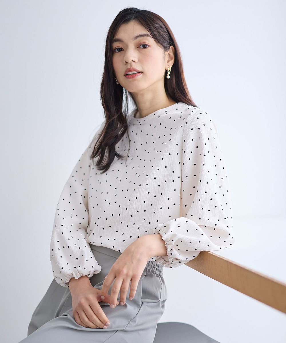 ANY ポコポコバルーン袖ブラウス 