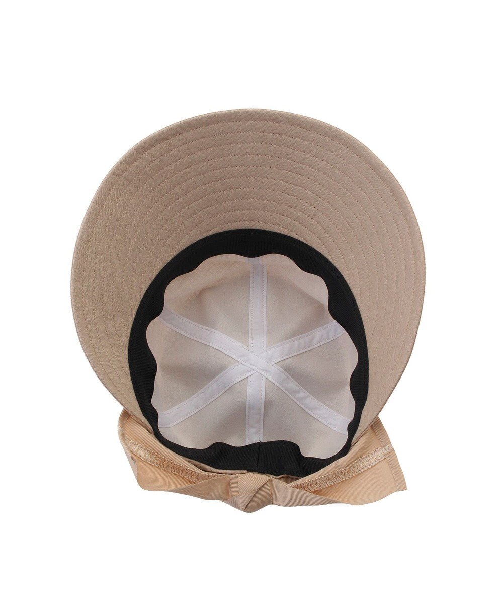 MOONBAT 【遮光100％/遮熱/UV】HIROKO KOSHINO(ヒロコ コシノ)遮光 リボンジョッキー 帽子 ゆったりMサイズ 手洗い可能/サイズ調整可能 