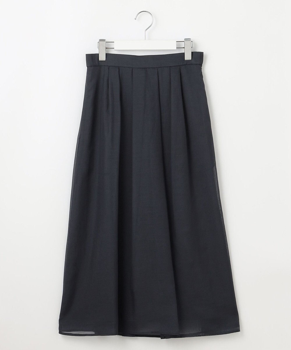 J.PRESS LADIES L 【洗える】ブライトスパンボイル スカート 