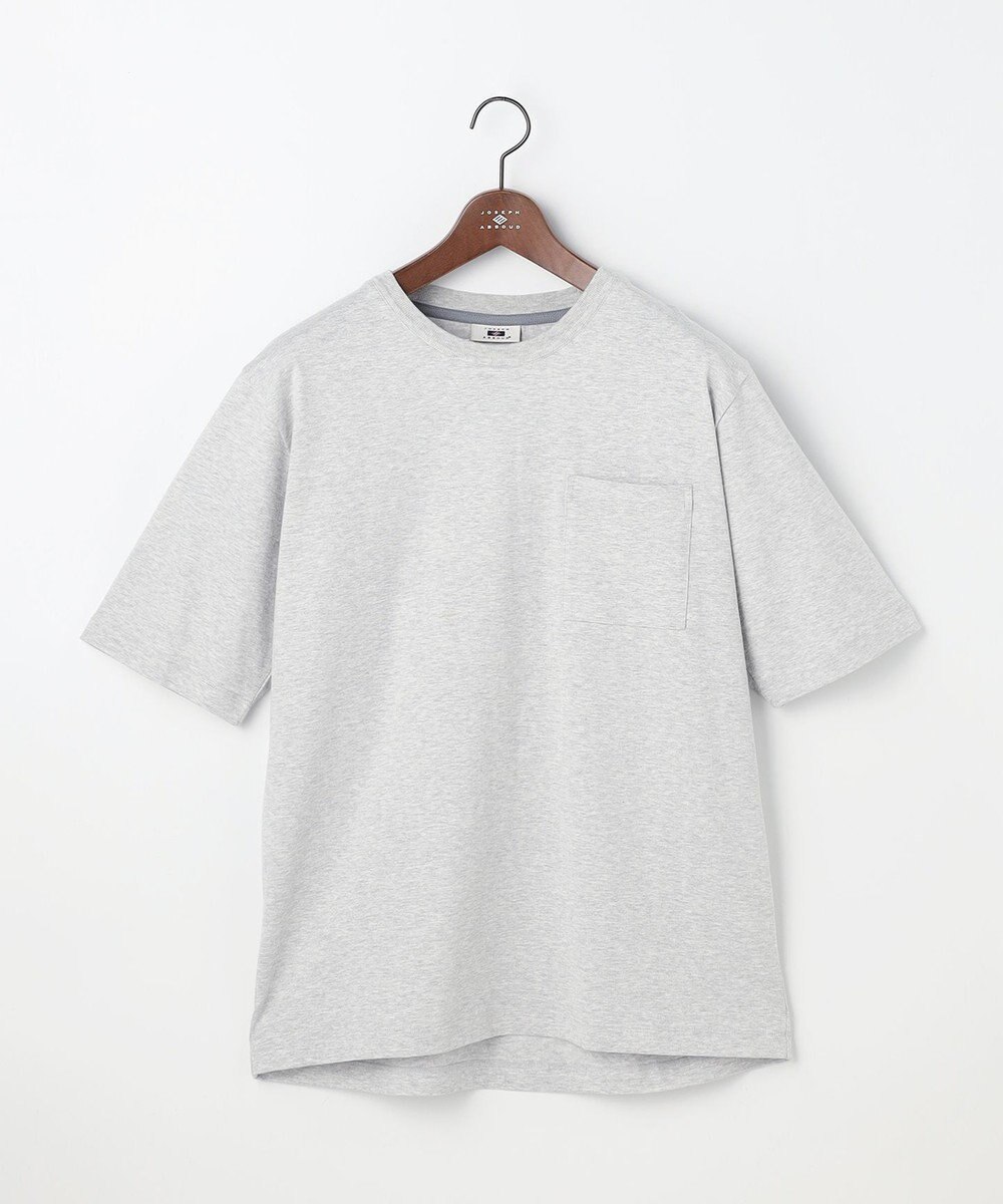 JOSEPH ABBOUD 【滑らかな肌触り】ダイヤロゴバックプリント Tシャツ 