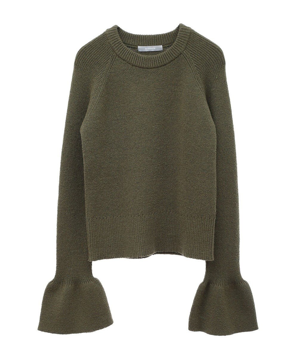 Green Parks armonia．袖フレアニットプルオーバー 