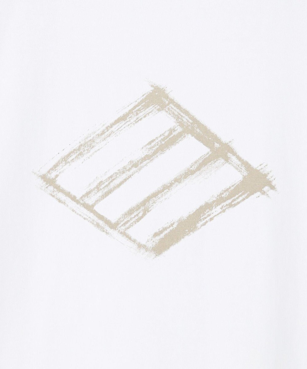 JOSEPH ABBOUD 【滑らかな肌触り】ダイヤロゴバックプリント Tシャツ 