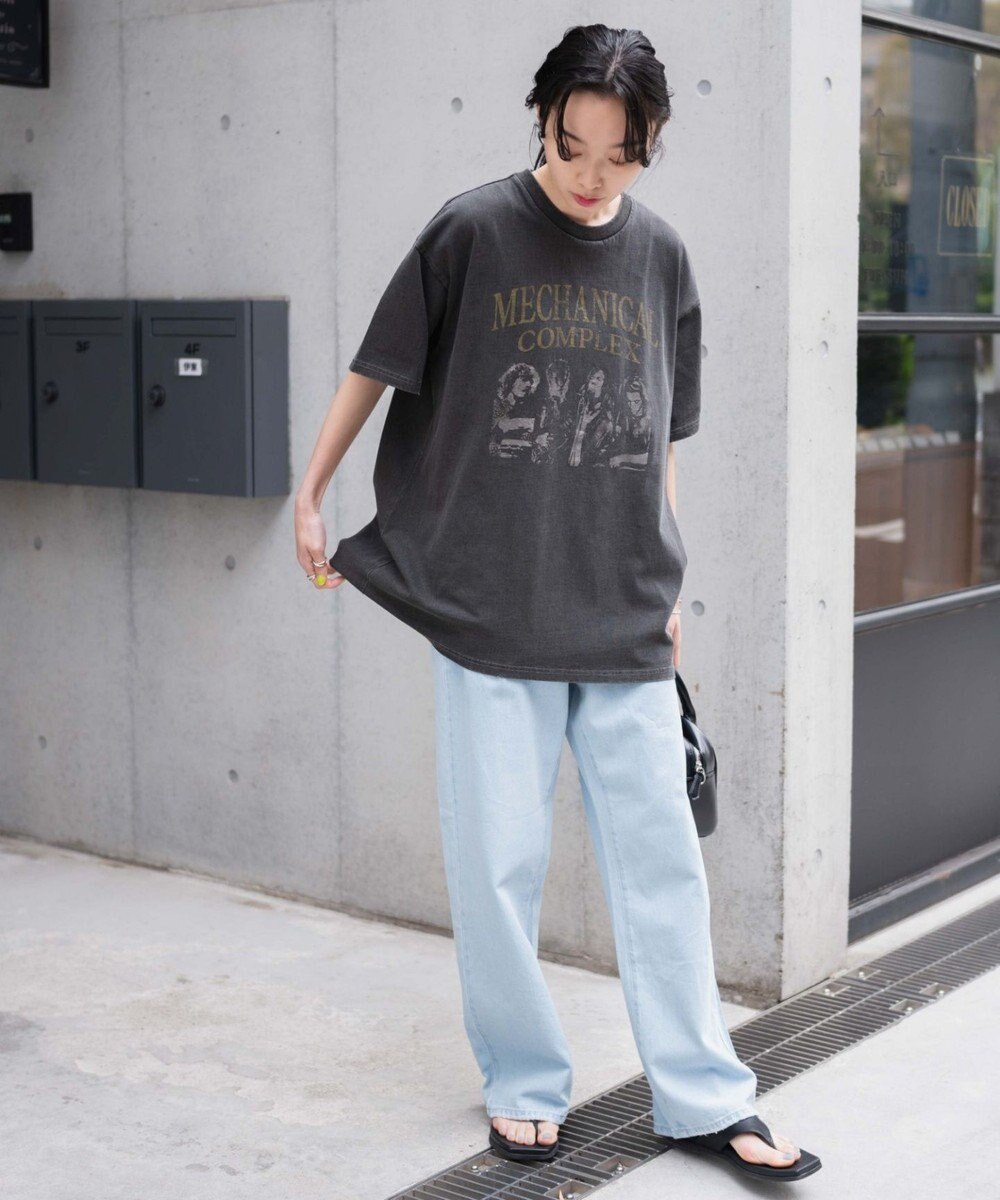 WEGO ピグメントBIGTシャツ 