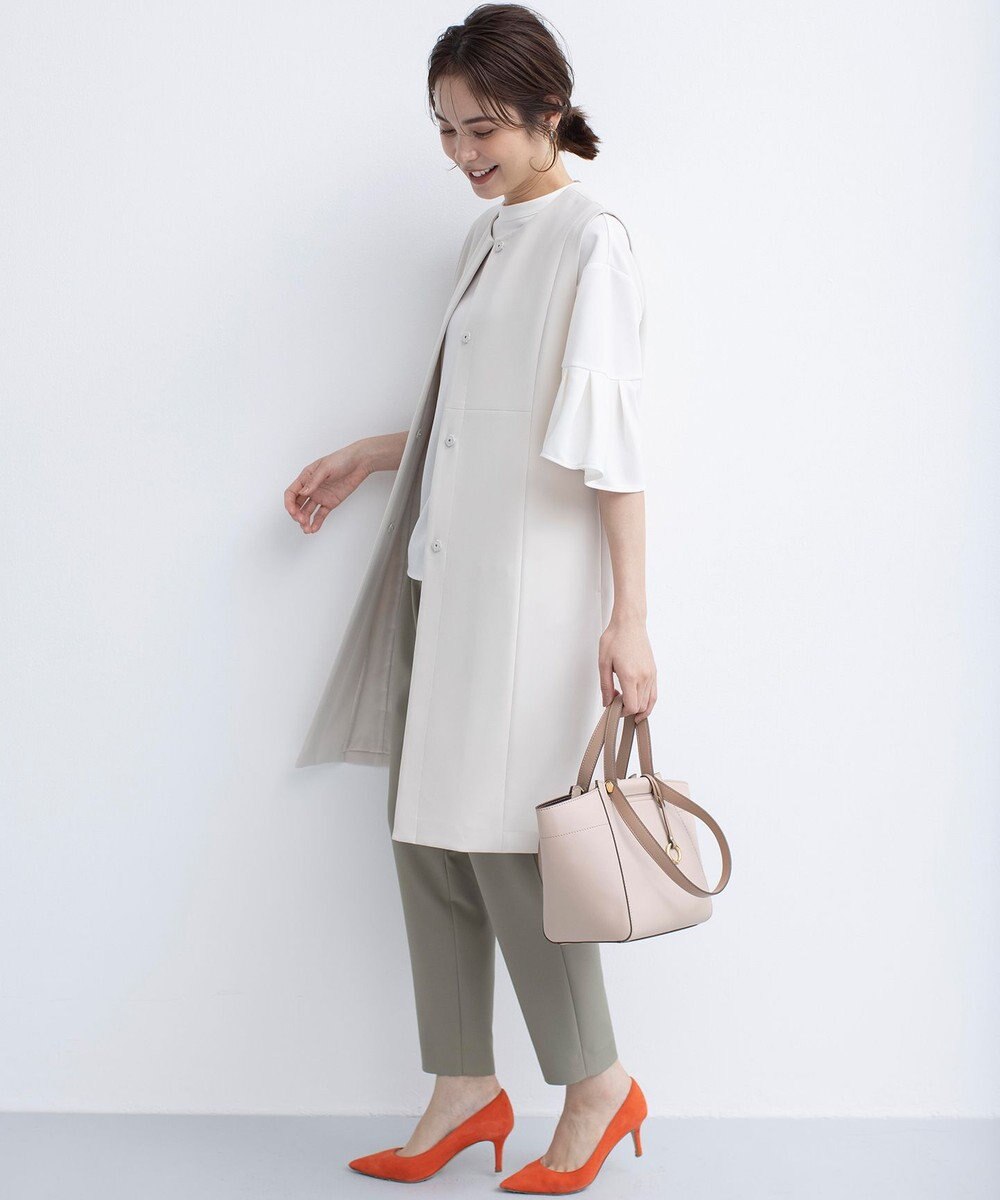 組曲 【KUMIKYOKU NAVY】コンフォータブルドレープ ジレ 